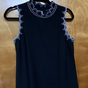 Ann Taylor, scallop tank blouse
